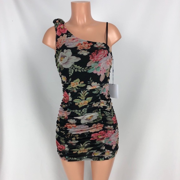 Majorelle Cassandra Mini Dress In Karolina Black - Picture 3 of 15